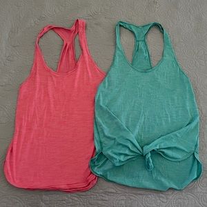Lululemon Set of 2 racerback tanks!